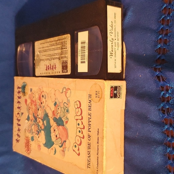 1986 UNTESTED Popples VHS 2 pack Cookin Up A Storm & Treasure of Popple … - Picture 9 of 9